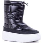 Lee Cooper 31181 Kadın Kısa Bot Günlük Kışlık Bot - Siyah - Beyaz