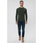Lee Cooper Aıden Erkek O Yaka Kazak - S - Yeşil