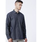 Lee Cooper Albert Erkek %100 Pamuk Jean Gömlek Denim - S - Mavi
