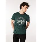 Lee Cooper Alista Erkek %100 Pamuk O Yaka T-shirt Yeşil