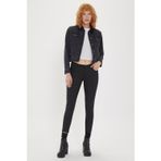 Lee Cooper Amy Orta Bel Dar Kesim Çok Dar Paça Siyah Kadın Jean Pantolon