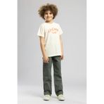 Lee Cooper Antıque Erkek Çocuk Basic Bisiklet Yaka T-Shirt Beyaz