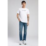 Lee Cooper Antonia Erkek %100 Pamuk O Yaka T-Shirt Beyaz - XL