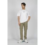 Lee Cooper Artaud Erkek %100 Pamuk O Yaka T-Shirt Beyaz - 2XL