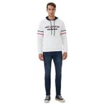 Lee Cooper Athel Erkek Kapüşonlu Sweatshırt Off Whıte