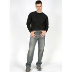 Lee Cooper Baggy Yüksek Bel Bol Kesim Düz Paça %100 Pamuk Ramon Falcon Green Erkek Jean Pantolon - 33 / 34
