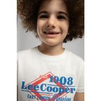 Lee Cooper Bangor Erkek Çocuk %100 Pamuk T-Shirt Ekru
