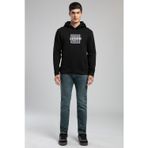 Lee Cooper Bartex Erkek Kapüşonlu Sweatshirt Siyah