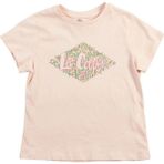 Lee Cooper Baskılı Pudra Kız Çocuk T-Shirt 242 Lcg 242003 Flowers Pudra - 16 Yaş