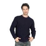 Lee Cooper Bisiklet Yaka Regular Fit Kazak, M, 251 LCM 241054 2501, LACİVERT, Erkek