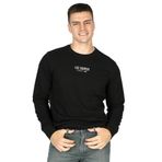 Lee Cooper Bisiklet Yaka Siyah Erkek Sweatshırt 251 LCM 241025 LUKEN SİYAH, L, 5003185810