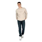 Lee Cooper Bisiklet Yaka Sweatshirt, S, 251 LCM 241030, BEJ, erkek