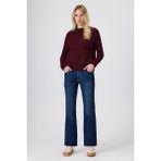 Lee Cooper Chaya Kadın Yarım Balıkçı Yaka Kazak Mürdüm - 2XL