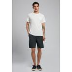Lee Cooper Codrin Erkek %100 Pamuk O Yaka T-Shirt Ekru