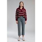 Lee Cooper Cop Kadın Polo Yaka Kazak Mor