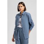 Lee Cooper Darby%100 Pamuk Uzun Kol Gömlek Mavi, S, 262 LCF 241003, MAVİ, Kadın