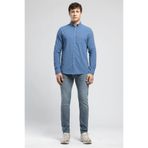 Lee Cooper Darell Erkek Slim %100 Pamuk Klasik Yaka Gömlek İndigo