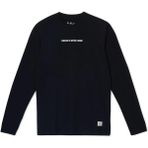 Lee Cooper Deny Erkek %100 Pamuk Uzun Kol T-Shirt Siyah - 2XL