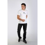 Lee Cooper Desav Erkek %100 Pamuk O Yaka T-Shirt Beyaz - 2XL