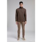Lee Cooper Desona Erkek Dik Yaka Sweatshirt Yeşil