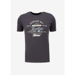 Lee Cooper Divided Erkek %100 Pamuk O Yaka T-shirt Antrasit