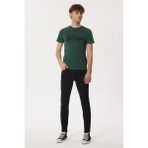 Lee Cooper Drawinglogo Erkek %100 Pamuk O Yaka T-Shirt Yeşil