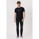 Lee Cooper Ellery Erkek %100 Pamuk O Yaka T-Shirt Siyah