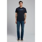 Lee Cooper Ember Erkek %100 Pamuk O Yaka T-Shirt Lacivert