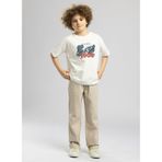 Lee Cooper Erkek Çocuk Baskılı T-Shirt 10 Yaş, 8 Yaş, 5003354401, Ekru, Erkek Çocuklar