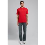 Lee Cooper Erkek Polo Yaka T-shirt 252 LCM 242012, Kırmızı, L