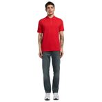 Lee Cooper Erkek Polo Yaka T-shirt 252 LCM 242012, Kırmızı, S