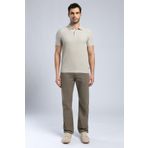 Lee Cooper Erkek Polo Yaka T-shirt 252 LCM 242061, Bej, L