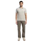 Lee Cooper Erkek Polo Yaka T-shirt 252 LCM 242061, Bej, S