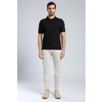 Lee Cooper Erkek Polo Yaka T-shirt 252 LCM 242061, Siyah, S
