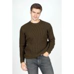 Lee Cooper Erkek Robb O Yaka Triko Kazak 241054 Haki - 2XL