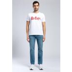 Lee Cooper Erkek T-Shirt 252 LCM 242001, Beyaz, 2XL