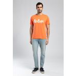 Lee Cooper Erkek T-Shirt 252 LCM 242001, Turuncu, M