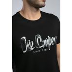 Lee Cooper Erkek T-Shirt 252 LCM 242002, Siyah, S