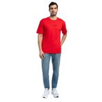 Lee Cooper Erkek T-Shirt 252 LCM 242006, Kırmızı, 2XL
