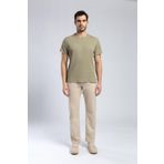 Lee Cooper Erkek T-Shirt 252 LCM 242007, Açık Haki, M