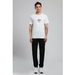 Lee Cooper Erkek T-Shirt 252 LCM 242022, Beyaz, 2XL