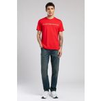 Lee Cooper Erkek T-Shirt 252 LCM 242023, Kırmızı, L