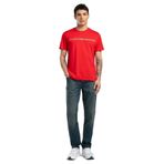Lee Cooper Erkek T-Shirt 252 LCM 242023, Kırmızı, S
