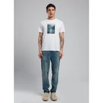 Lee Cooper Erkek T-Shirt 252 LCM 242047, Beyaz, M