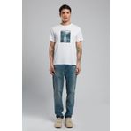 Lee Cooper Erkek T-Shirt 252 LCM 242047, Beyaz, S