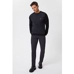 Lee Cooper Ethan Erkek O Yaka Sweatshirt Siyah-Antrasit