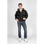 Lee Cooper Ewan Erkek Kapüşonlu Polar Mont - Siyah - 2XL