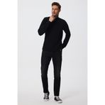 Lee Cooper Farrıs Erkek Patlı Sweatshırt Siyah