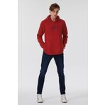 Lee Cooper Faust Erkek Kapüşonlu Sweatshirt Kırmızı