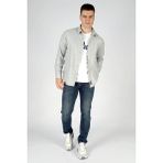 Lee Cooper Frans Erkek Dokuma Uzun Kol Gömlek Gri - 2XL